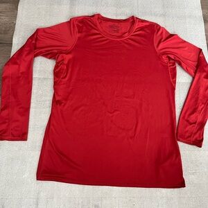 [L]Patagonia Women Red Capilene Baselayer Long Sleeve NWOT